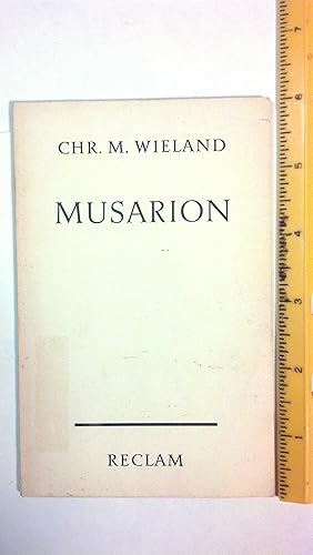 Seller image for Musarion oder die Philosophie der Grazien, ein Gedicht in Drei Buchern. for sale by Early Republic Books