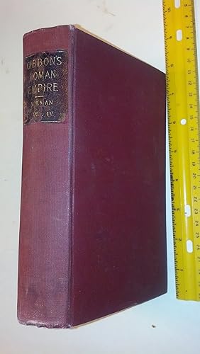 Image du vendeur pour The History Of the Decline And Fall Of The Roman Empire Vol IV. with notes by Rev. H. H. Milman mis en vente par Early Republic Books