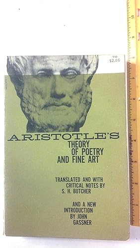 Bild des Verkufers fr Aristotle's Theory of Poetry and Fine Art zum Verkauf von Early Republic Books