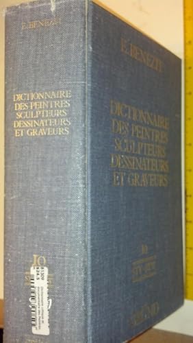 Bild des Verkufers fr Dictionnaire critique et documentaire des Peintres, Sculpteurs, Dessinateurs et Graveurs Tome 10 Styrsky - ZYW (de tous les temps et de tous les pays par un groupe d'ecrivains specialistes francais et etranges) zum Verkauf von Early Republic Books