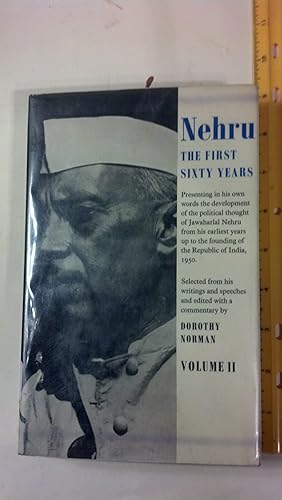 Bild des Verkufers fr Nehru: The First Sixty Years (vol. II) zum Verkauf von Early Republic Books