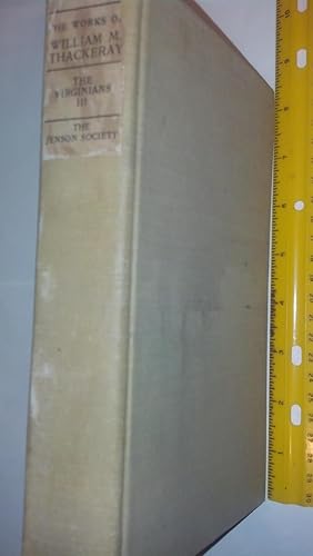 Seller image for The Virginians Part Three: The Works of William Makepeace Thackeray volume twelve for sale by Early Republic Books