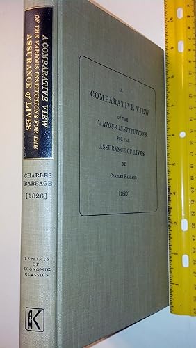 Imagen del vendedor de Comparative View of the Various Institutions for the Assurance of Lives a la venta por Early Republic Books