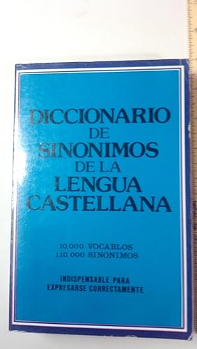 Imagen del vendedor de Diccionario de Sinonimos de la Lengua Castellana a la venta por Early Republic Books