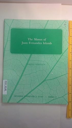 Bild des Verkufers fr The Mosses of Juan Fernandez Islands zum Verkauf von Early Republic Books