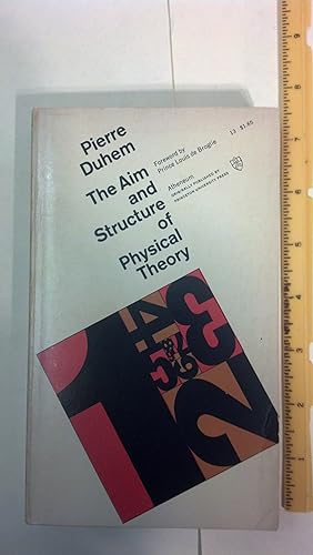 Imagen del vendedor de The Aim and Structure of Physical Theory, trans. P. P. Wiener by P. Duhem a la venta por Early Republic Books