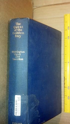 Bild des Verkufers fr The Quest Of the Golden Boy: The Life And Letters Of Richard Le Gallienne zum Verkauf von Early Republic Books