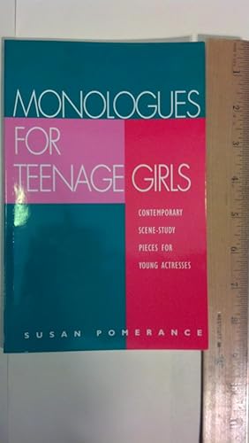 Image du vendeur pour Monologues for Teenage Girls mis en vente par Early Republic Books
