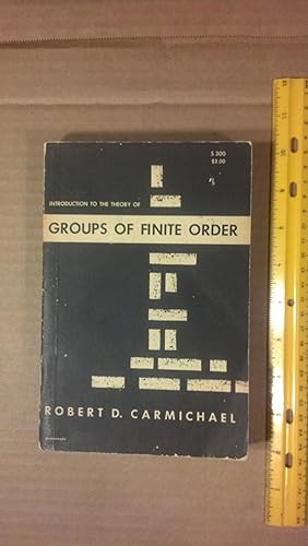 Imagen del vendedor de Groups of Finite Order a la venta por Early Republic Books