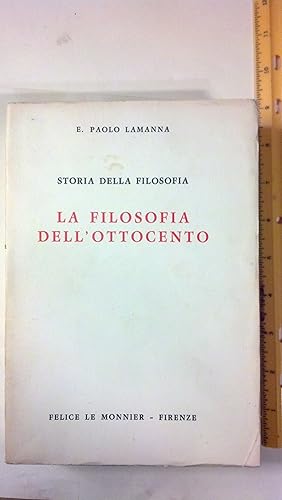 Image du vendeur pour La Filosofia Dell'Ottocento (Storia Della Filosofia) mis en vente par Early Republic Books