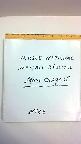 Seller image for Musee National Message Biblique Marc Chagall, Nice for sale by Early Republic Books