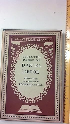 Seller image for Selected Prose of Daniel Defoe for sale by Early Republic Books