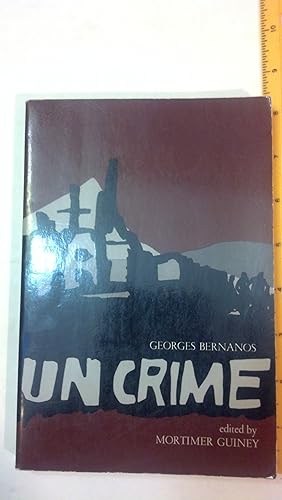 Imagen del vendedor de Un Crime a la venta por Early Republic Books