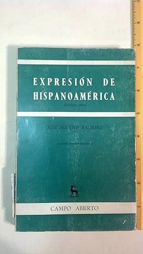 Bild des Verkufers fr Expresion de Hispanoamerica, segunda serie zum Verkauf von Early Republic Books