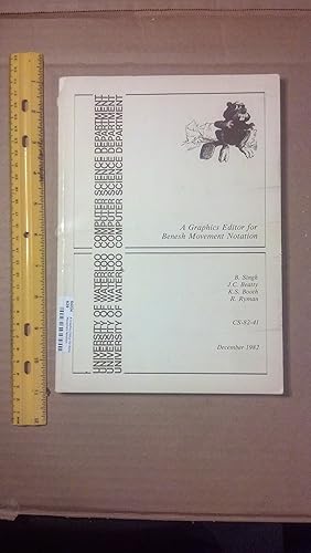 Seller image for A Graphics Editor for Benesh Movement Notation for sale by Early Republic Books