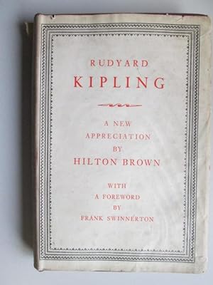 Bild des Verkufers fr Rudyard Kipling A New Appreciation zum Verkauf von Goldstone Rare Books