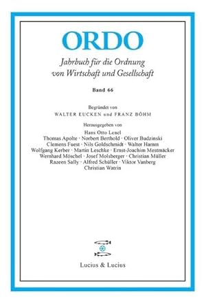 Seller image for ORDO : Jahrbuch fr die Ordnung von Wirtschaft und Gesellschaft for sale by AHA-BUCH GmbH