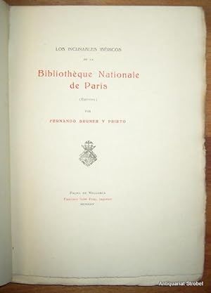 Los incunables ibéricos de la Bibliothèque Nationale de Paris (Epitome).
