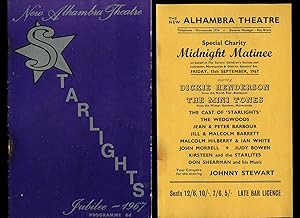 Seller image for The Silver Jubilee Edition of Eddie Morrell's Starlights: Souvenir Theatre Programme Performed at The New Alhambra Theatre, Morecambe + Flyer for sale by Little Stour Books PBFA Member