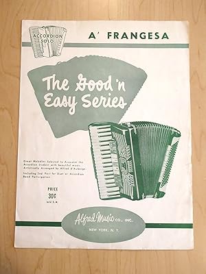 Seller image for A' Frangesa, Accordion Solo for sale by Bradley Ross Books