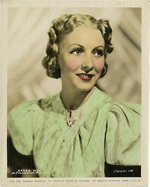 Karen Morley for Paramount Pictures (Original hand-tinted promotional photograph)