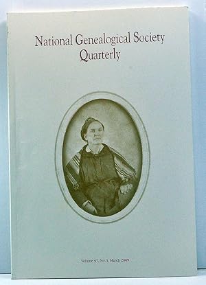 Imagen del vendedor de National Genealogical Society Quarterly, Volume 97, Number 1 (March 2009) a la venta por Cat's Cradle Books