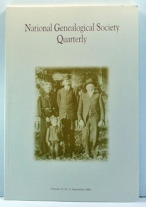 Imagen del vendedor de National Genealogical Society Quarterly, Volume 97, Number 3 (September 2009) a la venta por Cat's Cradle Books