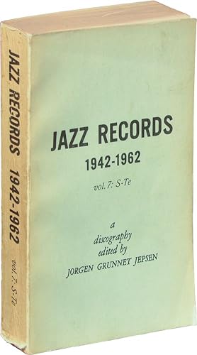 Imagen del vendedor de Jazz Records 1942-1962: Volume 7: S-Te (First Edition) a la venta por Royal Books, Inc., ABAA