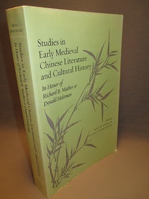 Studies in Early Medieval Chinese Literature and Cultural History