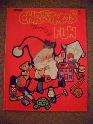 Imagen del vendedor de Christmas Fun things to Do (coloring activity book ca. 1950-60) a la venta por Rose City Books