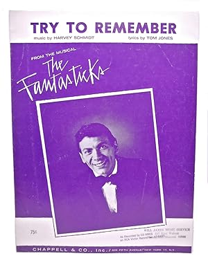 Seller image for Try to Remember from the Musical the Fantasticks for sale by Rose City Books