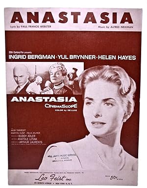 Seller image for Anastasia (movie Edition with Ingrid Bergman, Yul Brynner, Helen Hayes) for sale by Rose City Books