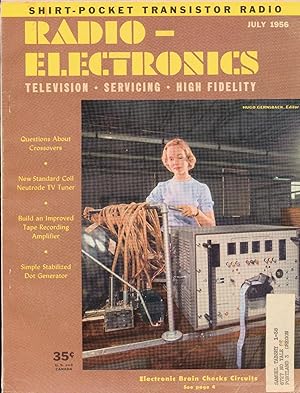 Immagine del venditore per RADIO ELECTRONICS JULY 1956 venduto da Rose City Books