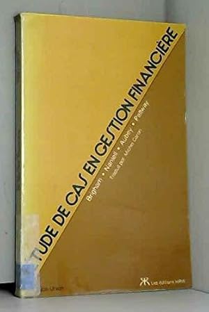 Seller image for tude de cas en gestion financire for sale by JLG_livres anciens et modernes