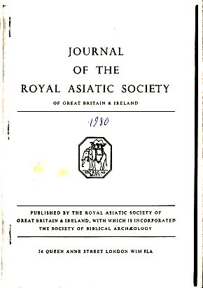 Seller image for Monuments of the early caliphate at Darzin in the Kirman region (Iran). Journal of the Royal Asiatic Society of Great Britain & Ireland. for sale by Fundus-Online GbR Borkert Schwarz Zerfa