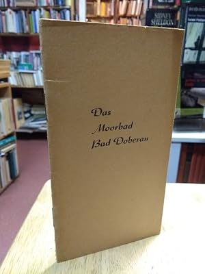 Imagen del vendedor de Das Moorbad Bad Doberan. a la venta por NORDDEUTSCHES ANTIQUARIAT