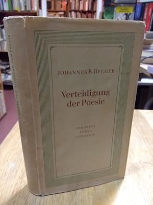 Verteidigung der Poesie. Vom Neuen in der Literatur.