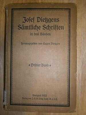 Bild des Verkufers fr Erkenntnis und Wahrheit. Des Arbeiterphilosophen universelle Denkweise und naturmonistische Anschauung ber Lebenskunst, konomie, Philosophie, Religion und Sozialismus. Briefe und Kleinere Schriften. Zu seinem zwanzigsten Todestage gesammelt und bevorwortet von Eugen Dietzgen. zum Verkauf von NORDDEUTSCHES ANTIQUARIAT