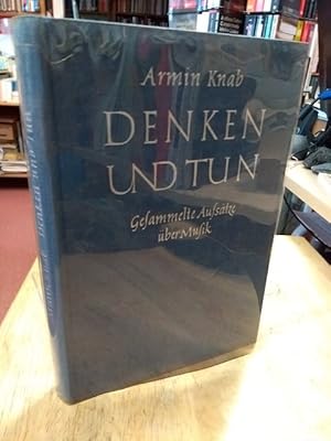 Immagine del venditore per Denken und Tun. Gesammelte Aufstze ber Musik. venduto da NORDDEUTSCHES ANTIQUARIAT