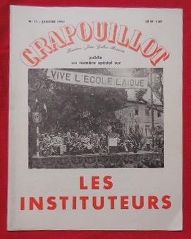 Bild des Verkufers fr Crapouillot-N 51-Janvier 1961-N spcial: les Instituteurs. zum Verkauf von alphabets