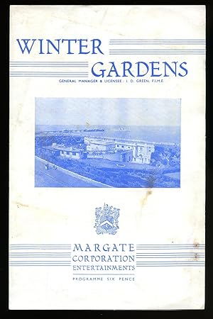 Seller image for Souvenir Theatre Programme Performed at Winter Gardens, Margate for sale by Little Stour Books PBFA Member