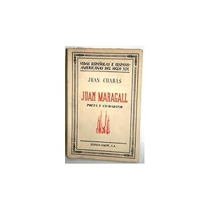 Imagen del vendedor de Juan Maragall, poeta y ciudadano a la venta por Librera Salamb