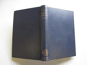 Bild des Verkufers fr A SHORT HISTORY OF ENGLISH LITERATURE. zum Verkauf von Goldstone Rare Books