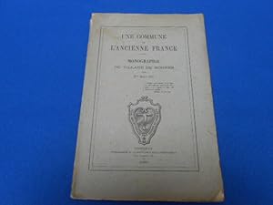 Imagen del vendedor de Une Commune de l'Ancienne France. Monographie du Village de Rognes a la venta por Emmanuelle Morin