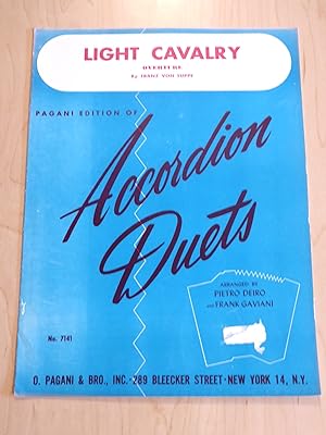 Bild des Verkufers fr Light Cavalry Overture, Pagani Edition Of Accordion Duets zum Verkauf von Bradley Ross Books