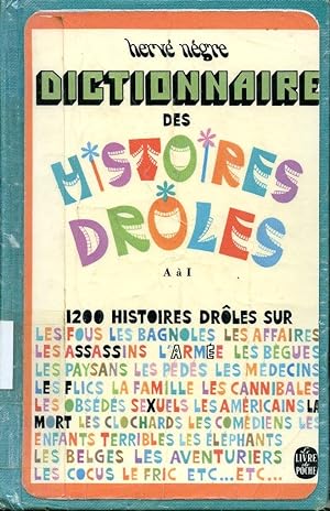 Dictionnaire Des Histoires Drôles A à I