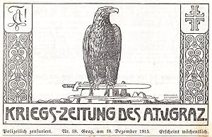 Kriegs-Zeitung des A. T. V. Graz. 20 Nummern aus der Reihe.