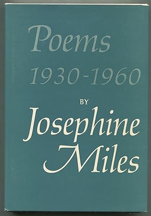 Bild des Verkufers fr Poems 1930-1960 zum Verkauf von Between the Covers-Rare Books, Inc. ABAA