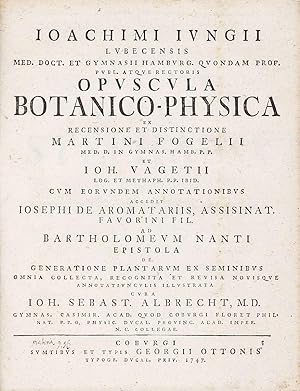 Opuscula botanico-physica.