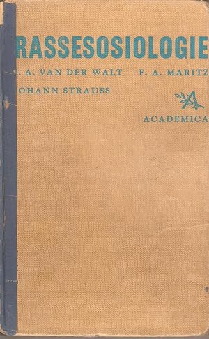 Image du vendeur pour Rassesosiologie - 'n Handboek vir Voorgraadse Studente mis en vente par Snookerybooks